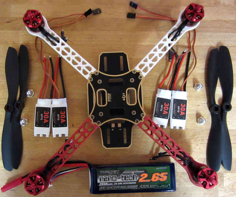 DIY Quadcopter Ersatzrahmen Arm für Flame Wheel F330 Schwarz Quadcopter T5G1 