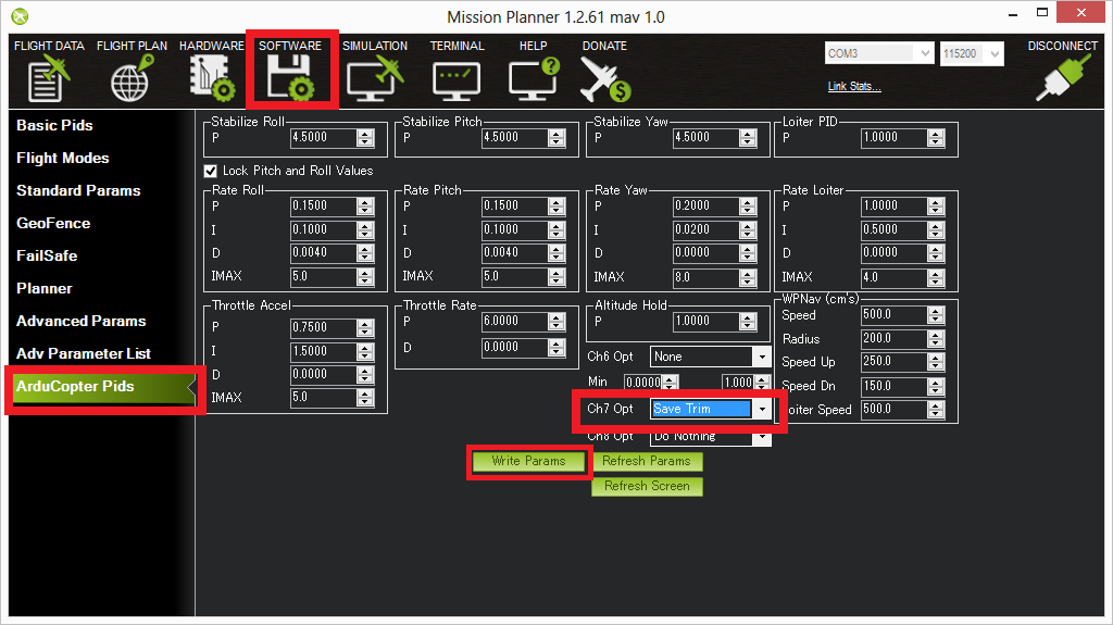 AutoTrim Copter documentation