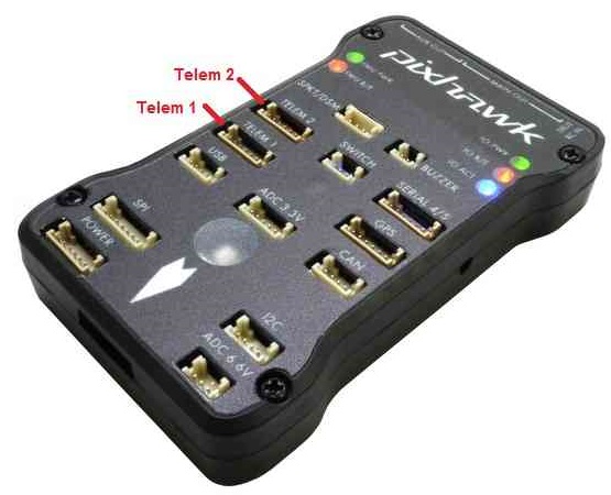 Telemetry Serial Port Setup Copter documentation