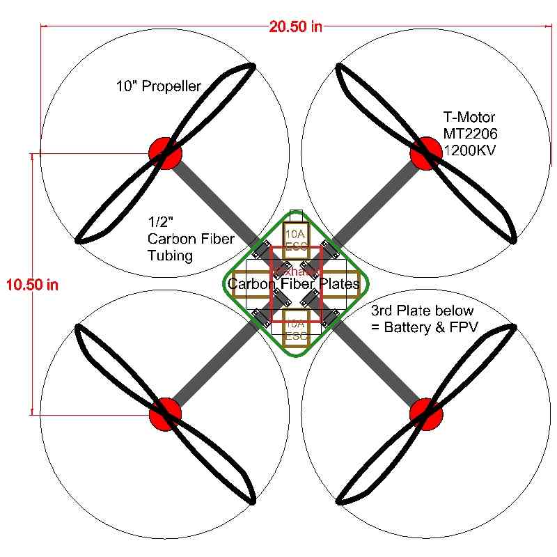 quadcopter frame plans