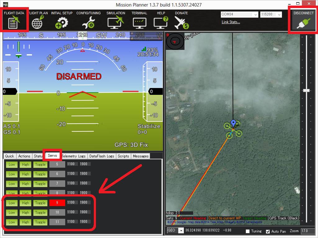 Servo Copter documentation