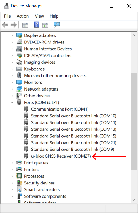 windows 10 usb gps receiver