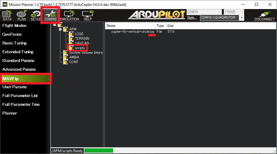 Lua Scripts Copter documentation