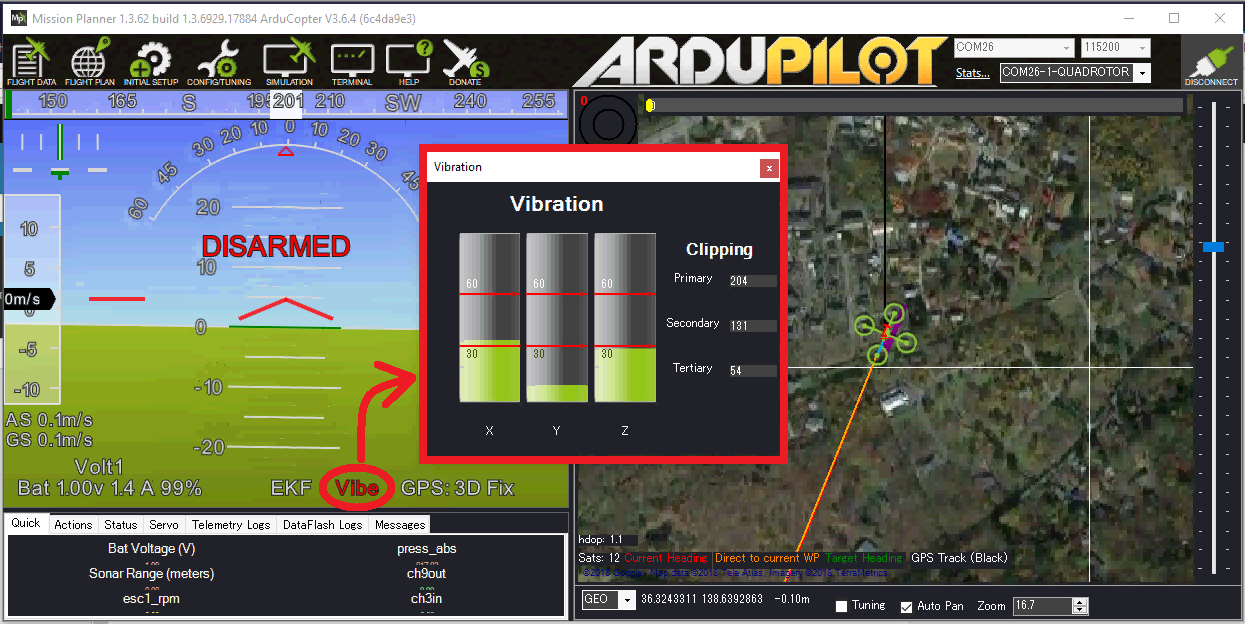Measuring Vibration Copter Documentation