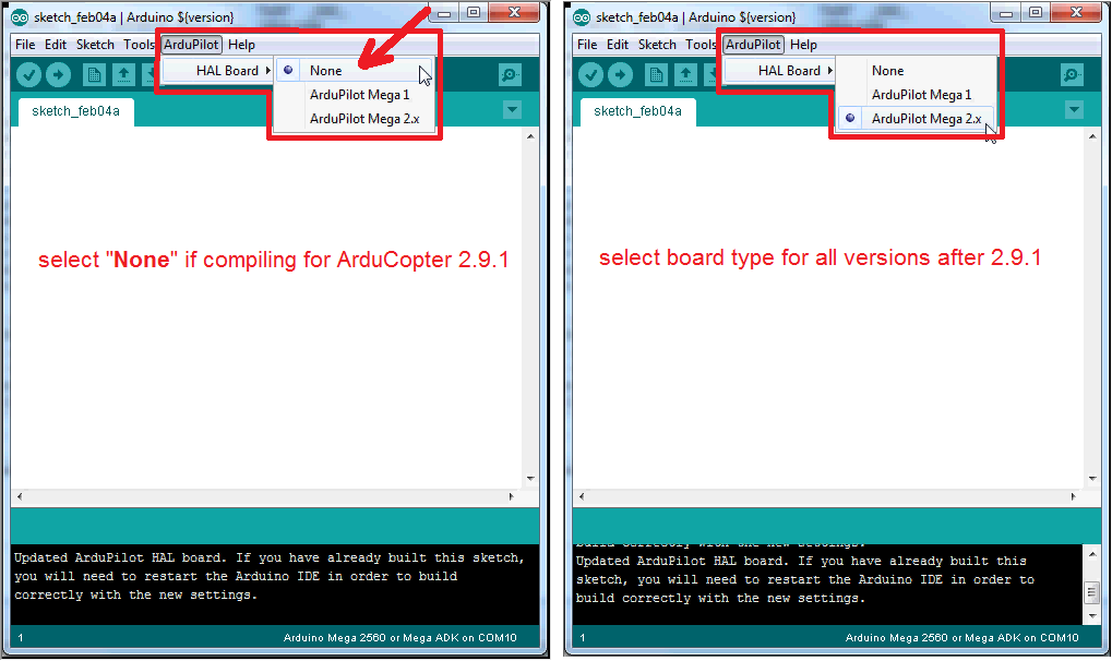 Archived Loading the code onto APM2.x Dev documentation