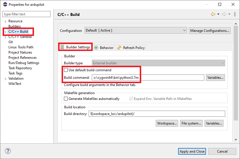 Setup Eclipse on Windows — Dev documentation