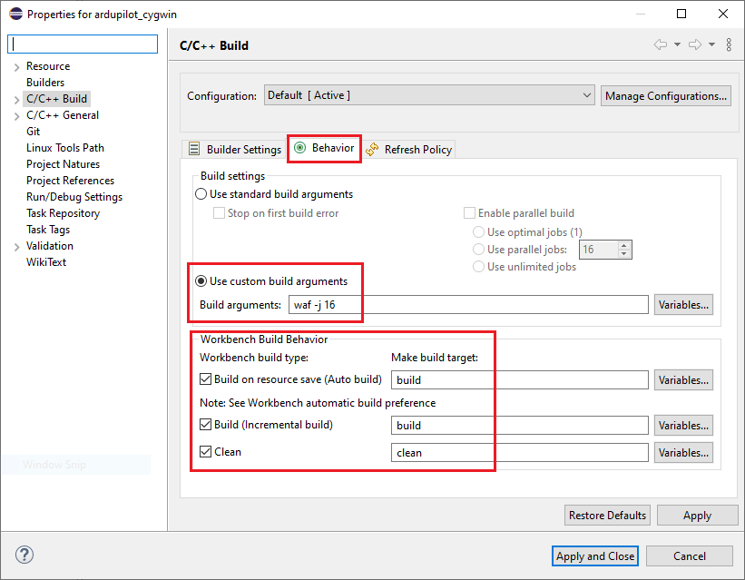 Setup Eclipse on Windows — Dev documentation