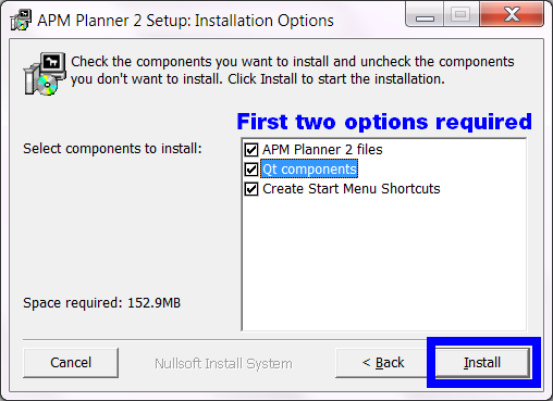 Installing APM Planner for Windows APM Planner 2 documentation