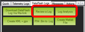 ../_images/MissionPlanner_AutomaticLogAnalysis_Buttons.png