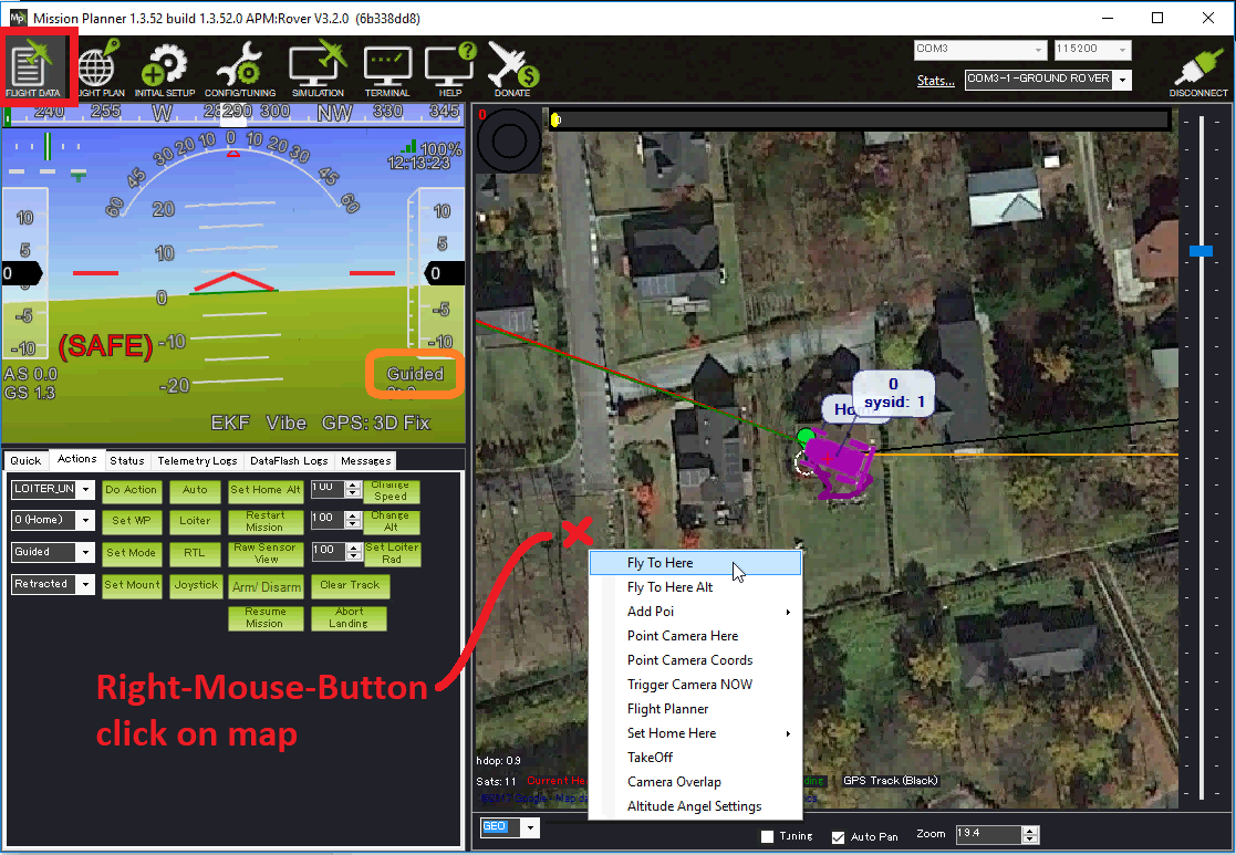 Guided mode Rover documentation