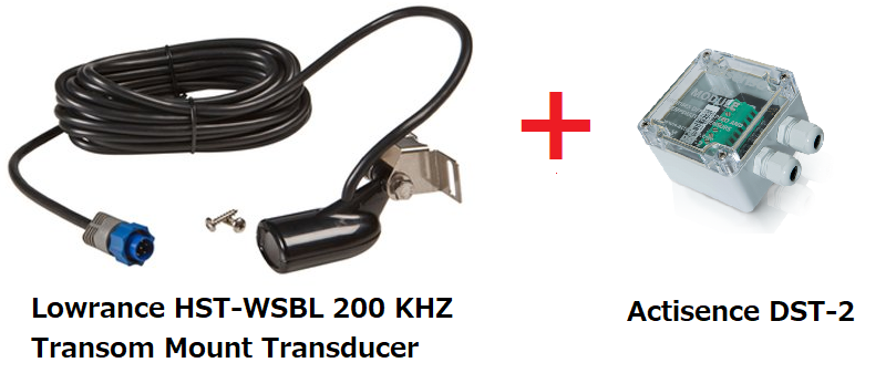 Lowrance HST-WSBL 200 KHZ Transom Mount Transducer